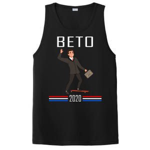 Beto O'Rourke For President Skateboarding PosiCharge Competitor Tank