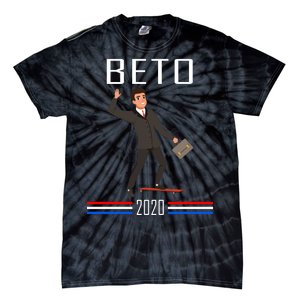 Beto O'Rourke For President Skateboarding Tie-Dye T-Shirt