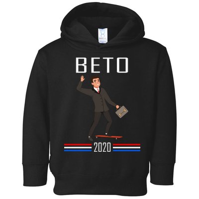 Beto O'Rourke For President Skateboarding Toddler Hoodie