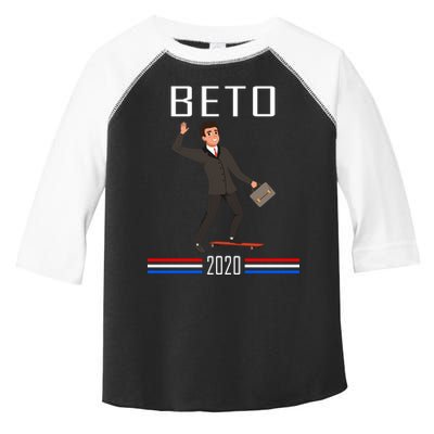Beto O'Rourke For President Skateboarding Toddler Fine Jersey T-Shirt