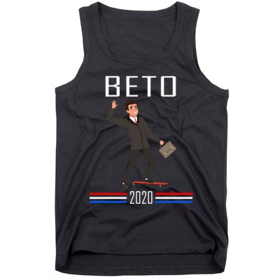 Beto O'Rourke For President Skateboarding Tank Top
