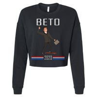 Beto O'Rourke For President Skateboarding Cropped Pullover Crew