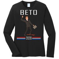 Beto O'Rourke For President Skateboarding Ladies Long Sleeve Shirt