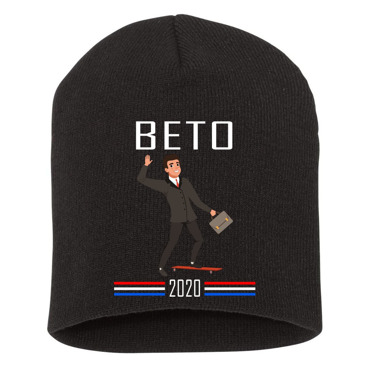 Beto O'Rourke For President Skateboarding Short Acrylic Beanie