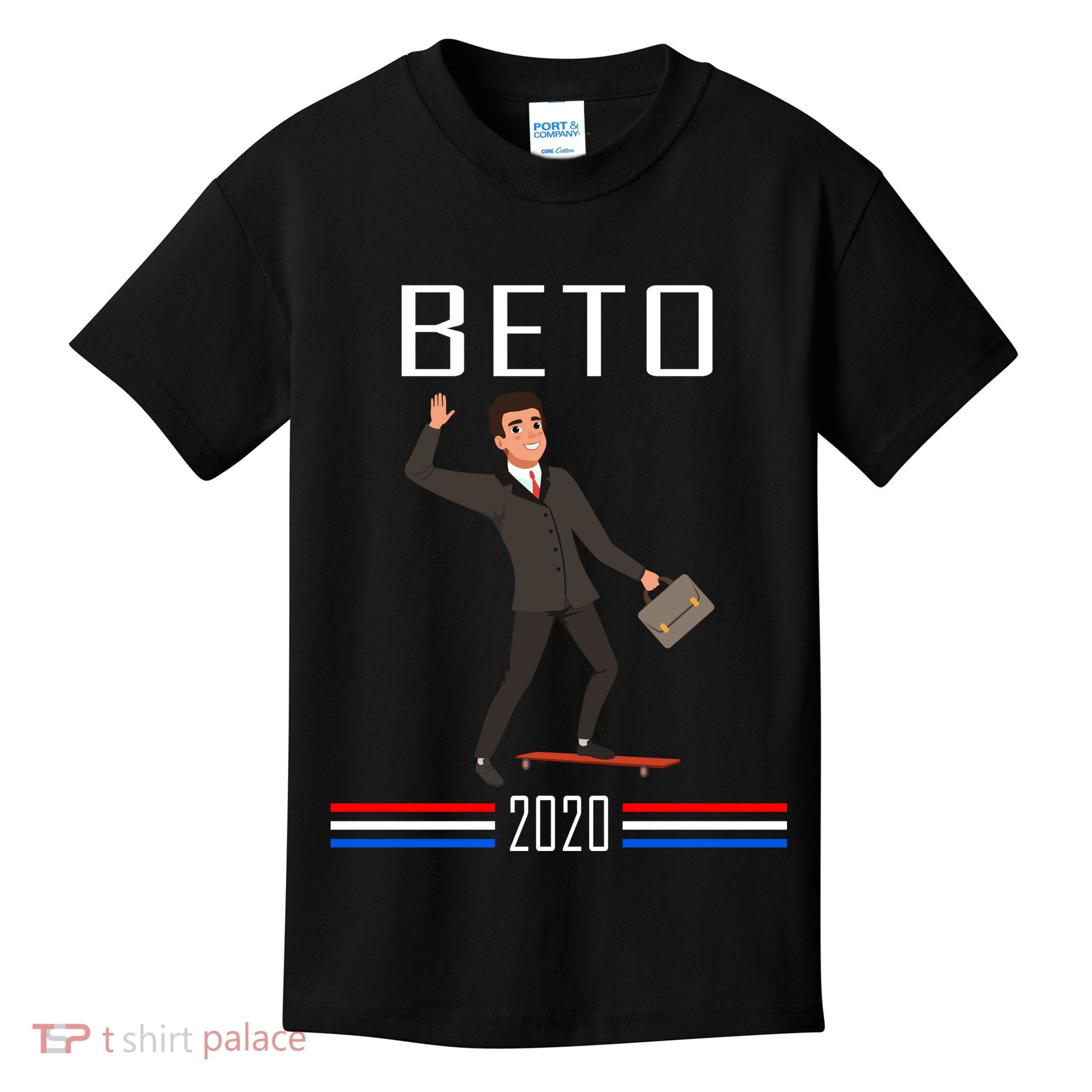 Beto O'Rourke For President Skateboarding Kids T-Shirt