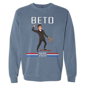 Beto O'Rourke For President Skateboarding Garment-Dyed Sweatshirt