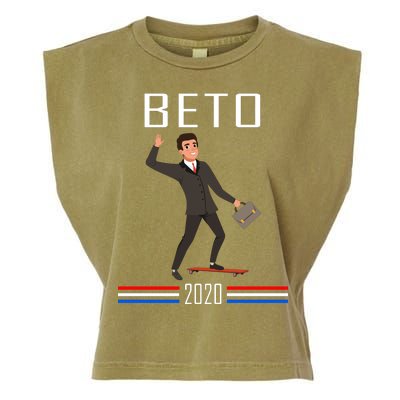 Beto O'Rourke For President Skateboarding Garment-Dyed Women's Muscle Tee