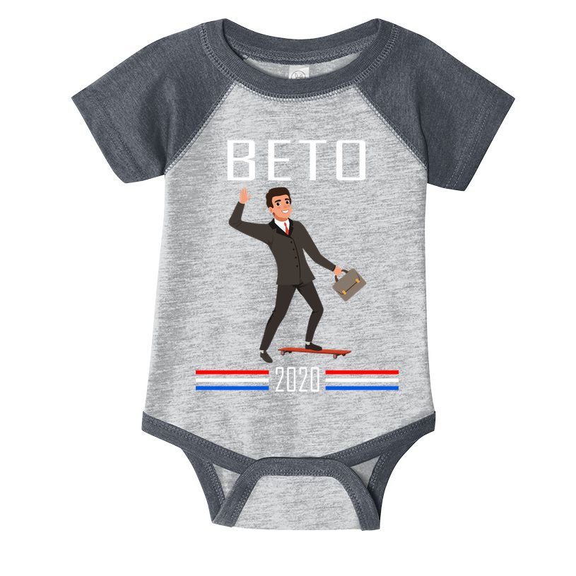 Beto O'Rourke For President Skateboarding Infant Baby Jersey Bodysuit
