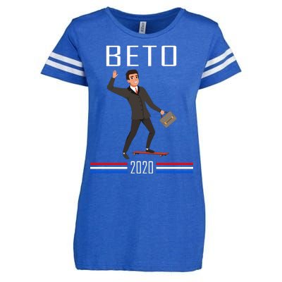 Beto O'Rourke For President Skateboarding Enza Ladies Jersey Football T-Shirt