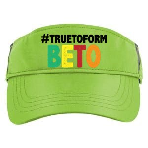 Beto O'Rourke True To Form Adult Drive Performance Visor