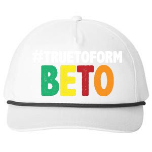 Beto O'Rourke True To Form Snapback Five-Panel Rope Hat