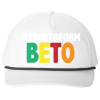 Beto O'Rourke True To Form Snapback Five-Panel Rope Hat