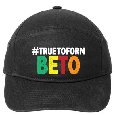 Beto O'Rourke True To Form 7-Panel Snapback Hat