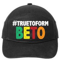 Beto O'Rourke True To Form 7-Panel Snapback Hat