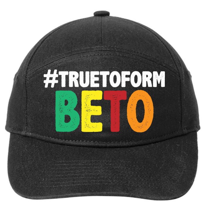 Beto O'Rourke True To Form 7-Panel Snapback Hat