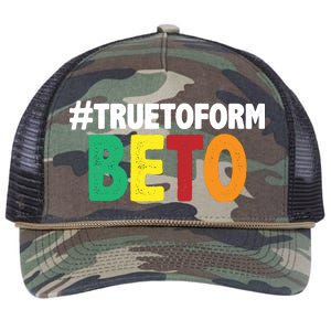 Beto O'Rourke True To Form Retro Rope Trucker Hat Cap