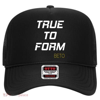 Beto True to Form  High Crown Mesh Back Trucker Hat
