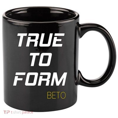 Beto True to Form  11oz C Handle Ceramic Mug