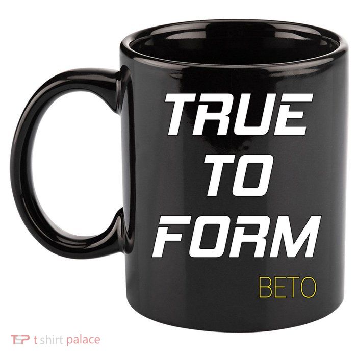 Beto True to Form  11oz C Handle Ceramic Mug