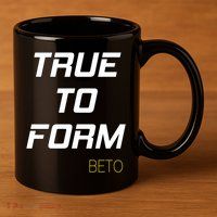 Beto True to Form  11oz C Handle Ceramic Mug