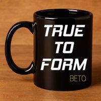 Beto True to Form  11oz C Handle Ceramic Mug