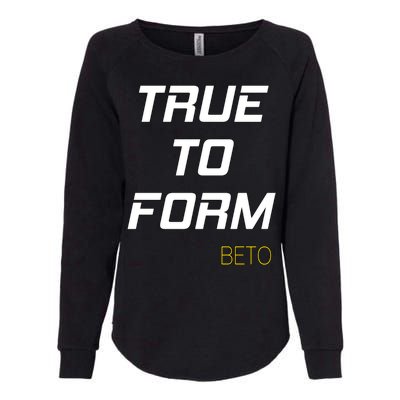 Beto True to Form  Womens California Wash Sweatshirt