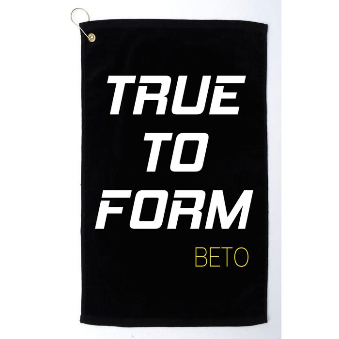 Beto True to Form  Golf Towel