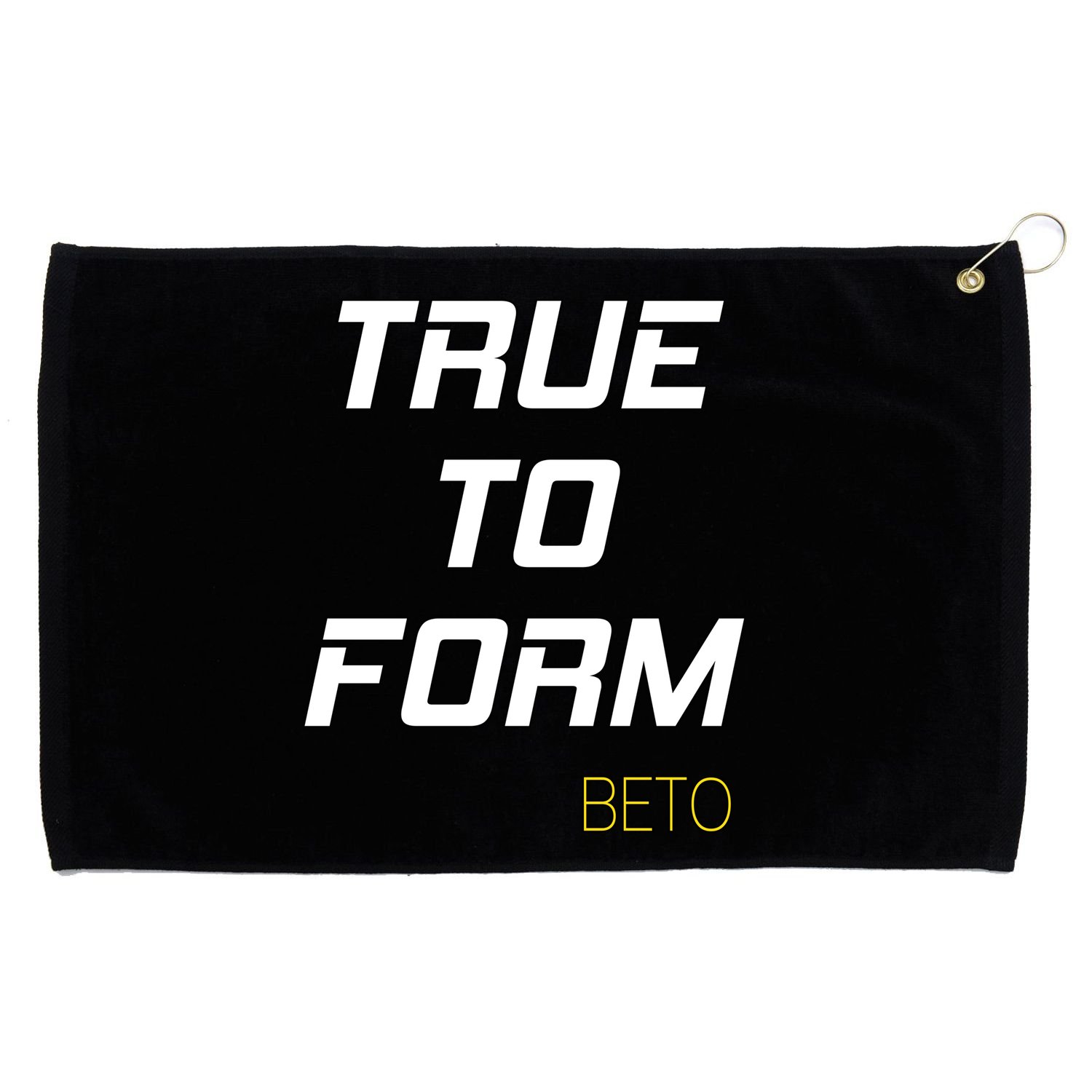 Beto True to Form  Grommeted Golf Towel
