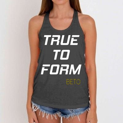 Beto True to Form  Women's Knotted Racerback Tank