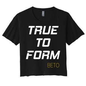 Beto True to Form  Women's Crop Top Tee