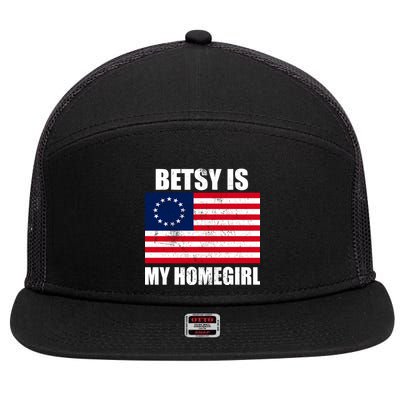 Betsy Is My Homegirl 7 Panel Mesh Trucker Snapback Hat