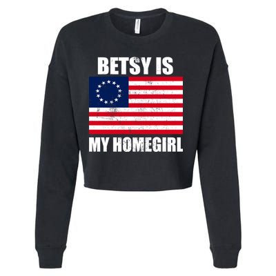 Betsy Is My Homegirl Cropped Pullover Crew