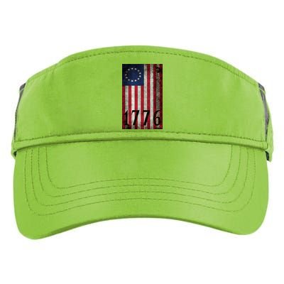 Betsy Ross 1776 13 State Original Colonies Flag Adult Drive Performance Visor