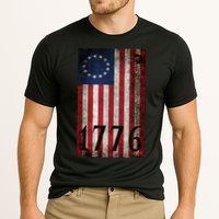 Betsy Ross 1776 13 State Original Colonies Flag Cooling Performance Crew T-Shirt