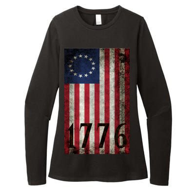 Betsy Ross 1776 13 State Original Colonies Flag Womens CVC Long Sleeve Shirt