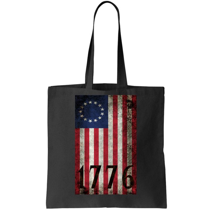 Betsy Ross 1776 13 State Original Colonies Flag Tote Bag