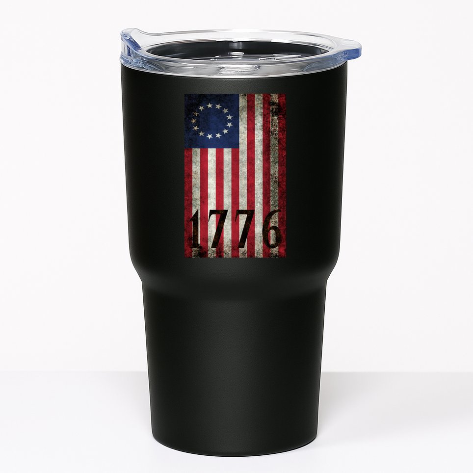 Betsy Ross 1776 13 State Original Colonies Flag Tumbler