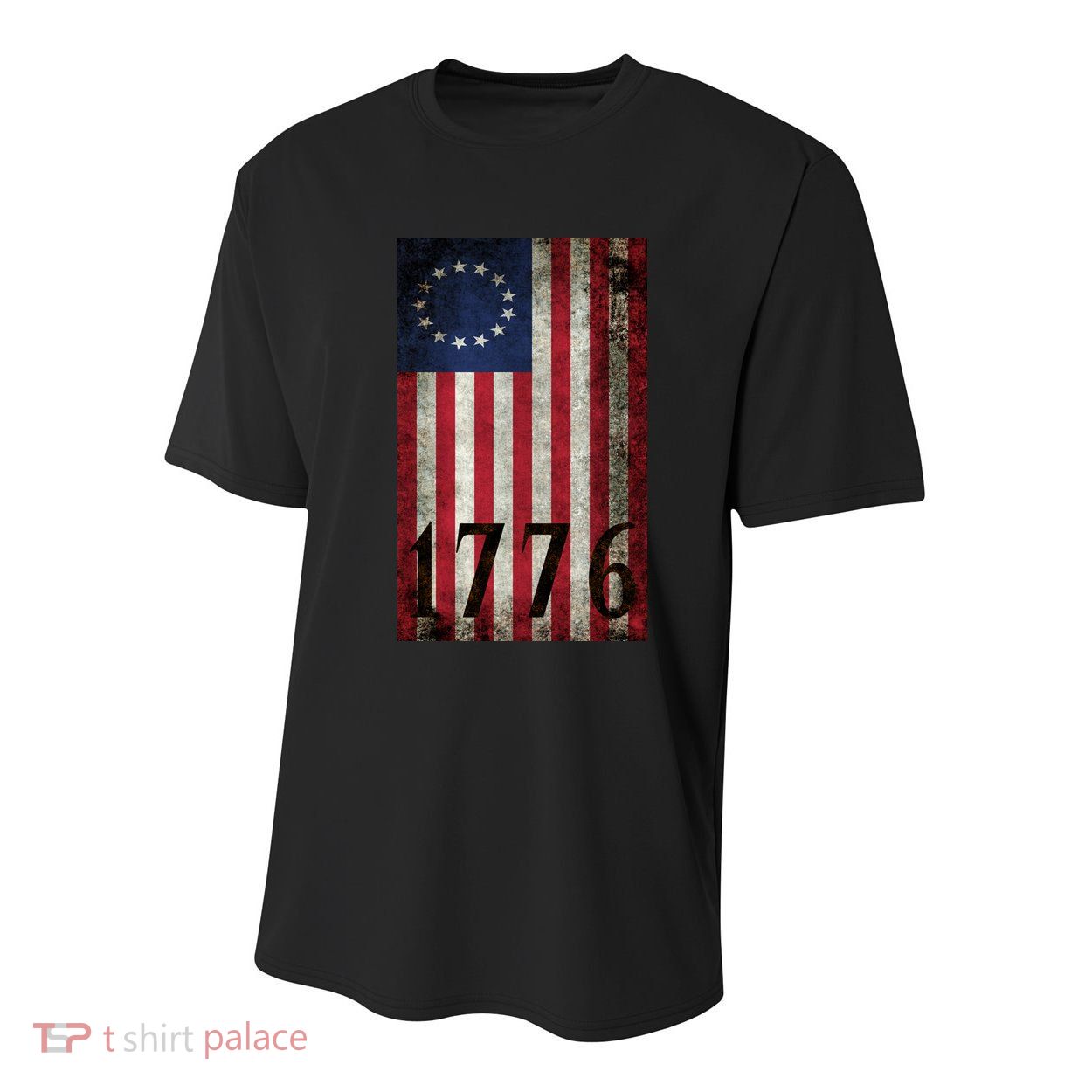Betsy Ross 1776 13 State Original Colonies Flag Youth Performance Sprint T-Shirt
