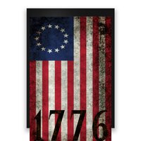 Betsy Ross 1776 13 State Original Colonies Flag Poster