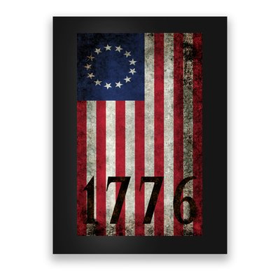 Betsy Ross 1776 13 State Original Colonies Flag Poster