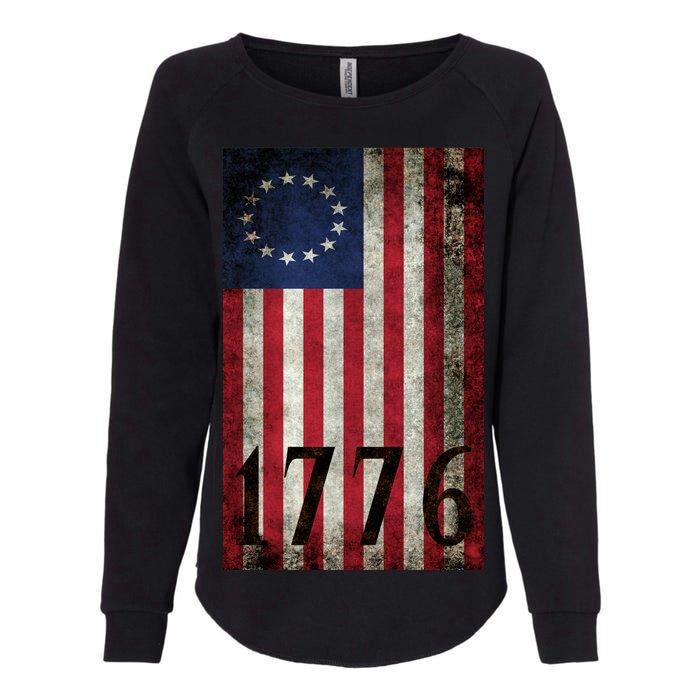 Betsy Ross 1776 13 State Original Colonies Flag Womens California Wash Sweatshirt