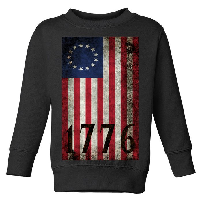 Betsy Ross 1776 13 State Original Colonies Flag Toddler Sweatshirt