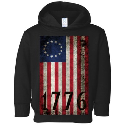 Betsy Ross 1776 13 State Original Colonies Flag Toddler Hoodie