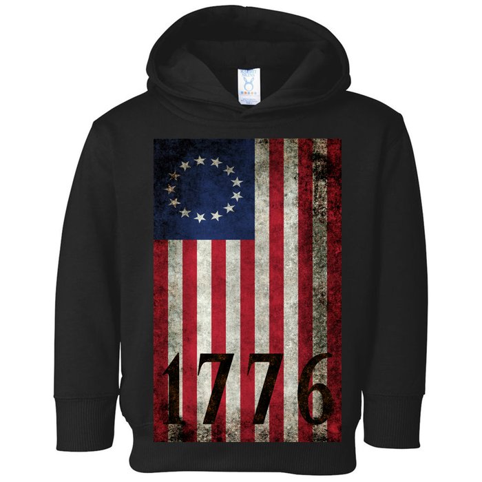 Betsy Ross 1776 13 State Original Colonies Flag Toddler Hoodie