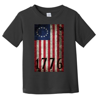Betsy Ross 1776 13 State Original Colonies Flag Toddler T-Shirt