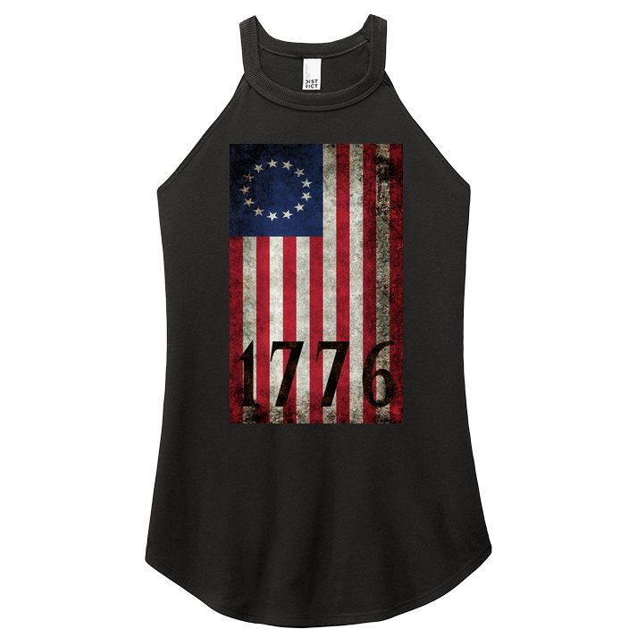 Betsy Ross 1776 13 State Original Colonies Flag Women's Perfect Tri Rocker Tank
