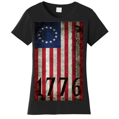 Betsy Ross 1776 13 State Original Colonies Flag Women's T-Shirt