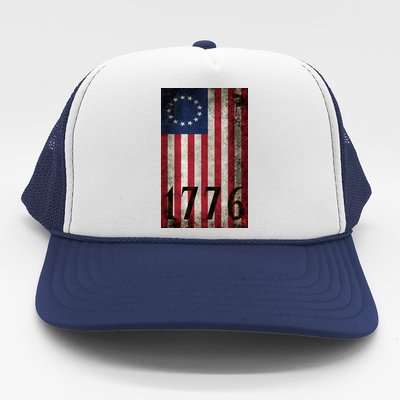 Betsy Ross 1776 13 State Original Colonies Flag Trucker Hat