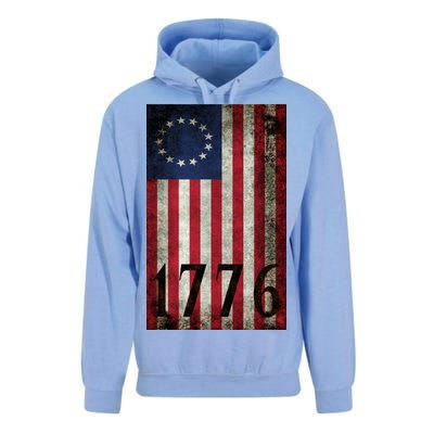 Betsy Ross 1776 13 State Original Colonies Flag Unisex Surf Hoodie