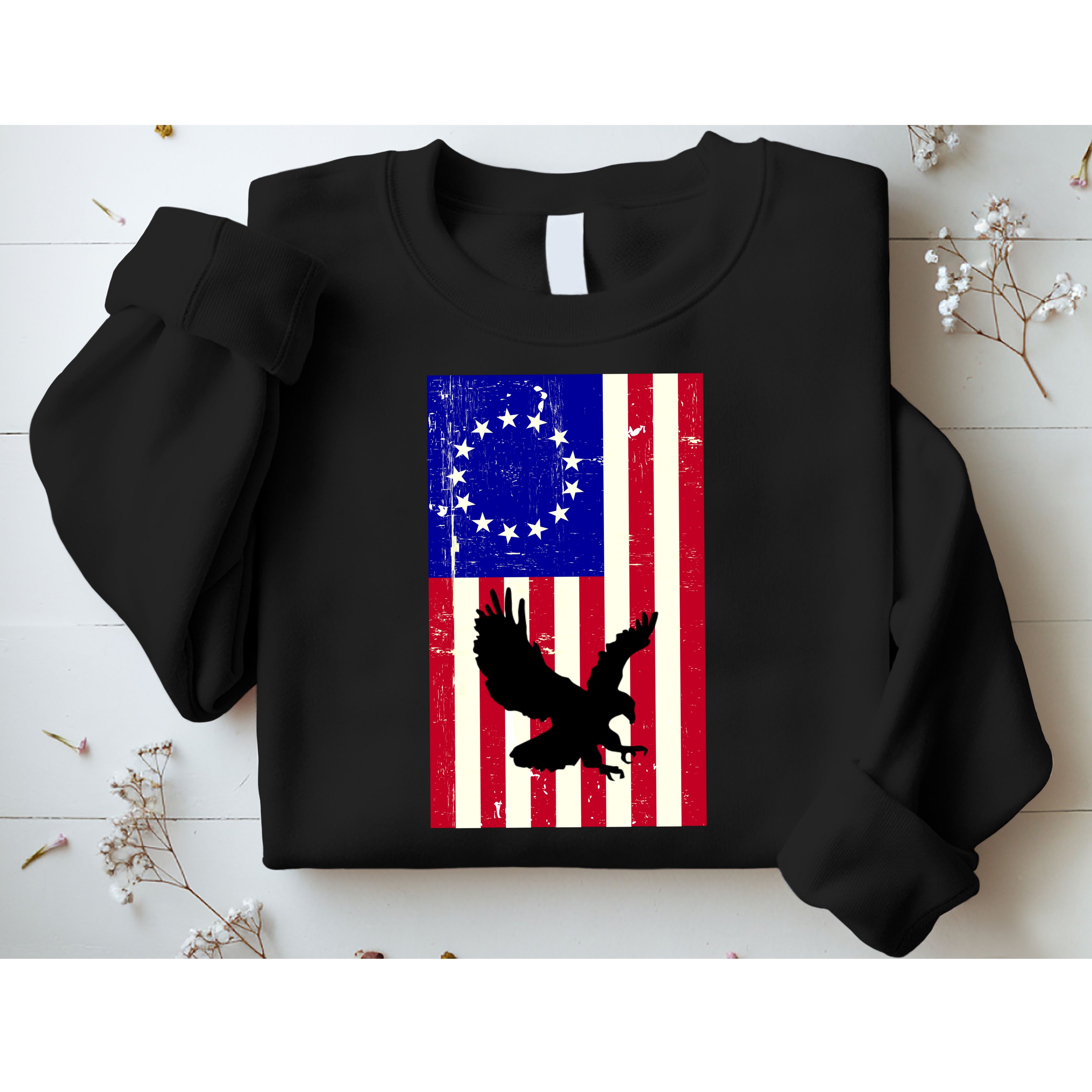 Betsy Ross 4th Of July American Flag Sweatshirt